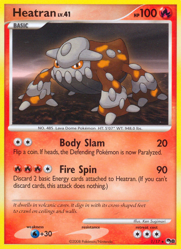 Heatran (1/17) [POP Series 8] Holofoil