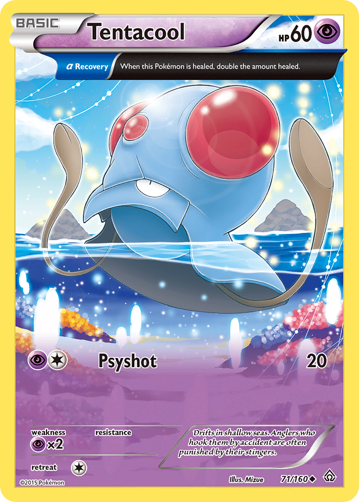 Tentacool (71/160) [XY: Primal Clash] Reverse Holofoil