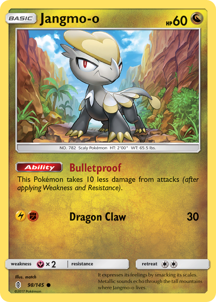 Jangmo-o (98/145) [Sun & Moon: Guardians Rising] Reverse Holofoil