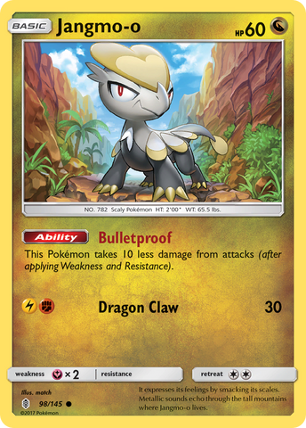 Jangmo-o (98/145) [Sun & Moon: Guardians Rising] Reverse Holofoil