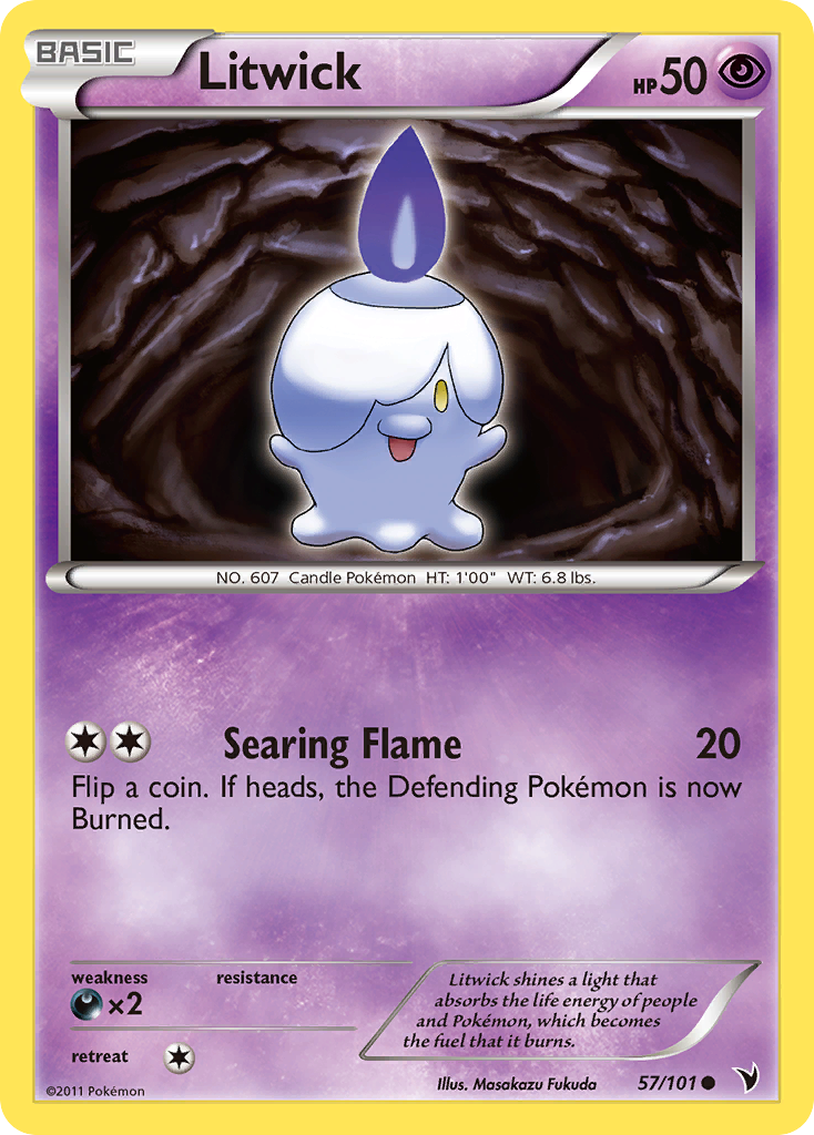 Litwick (57/101) [Black & White: Noble Victories] Reverse Holofoil