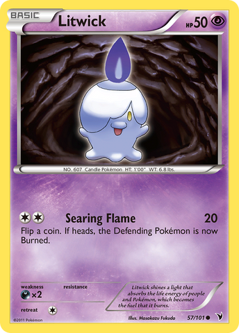 Litwick (57/101) [Black & White: Noble Victories] Reverse Holofoil