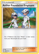 Aether Foundation Employee (168/214) [Sun & Moon: Lost Thunder] Reverse Holofoil