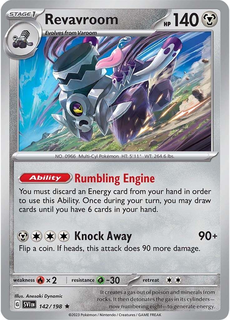 Revavroom (142/198) [Scarlet & Violet: Base Set] Reverse Holofoil