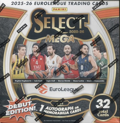 2025-26 Panini Select Euroleague Basketball Mega Box