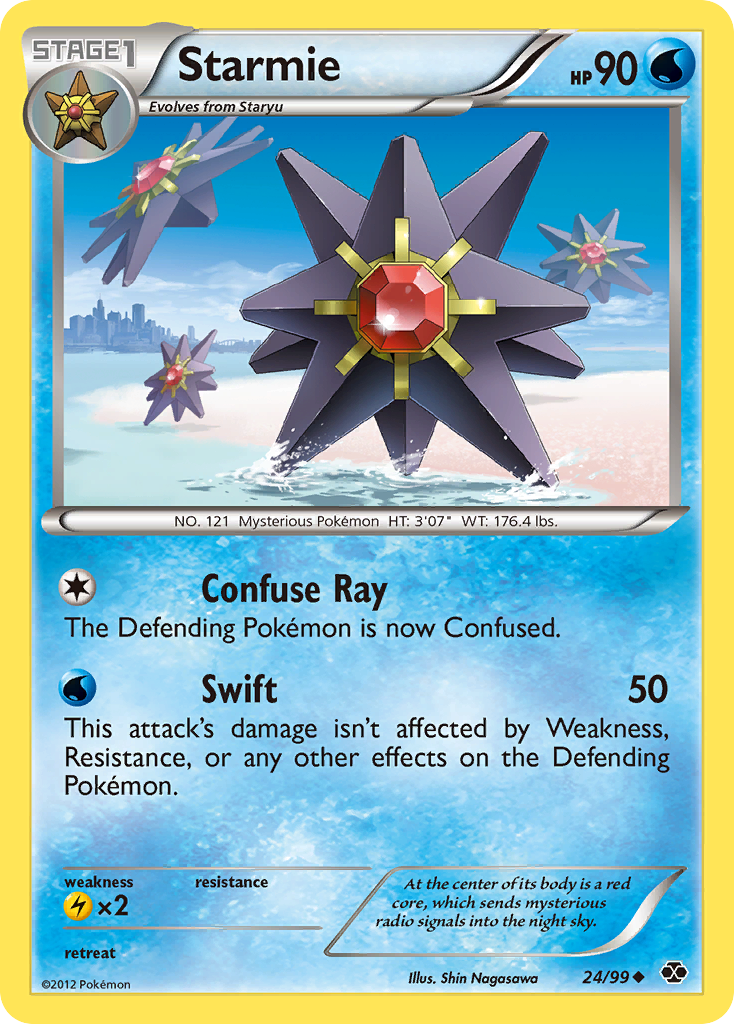 Starmie (24/99) [Black & White: Next Destinies] Reverse Holofoil