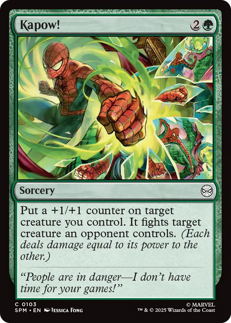 Kapow! [Marvel's Spider-Man] Foil