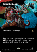 Temur Battlecrier (Borderless) [Tarkir: Dragonstorm] Foil