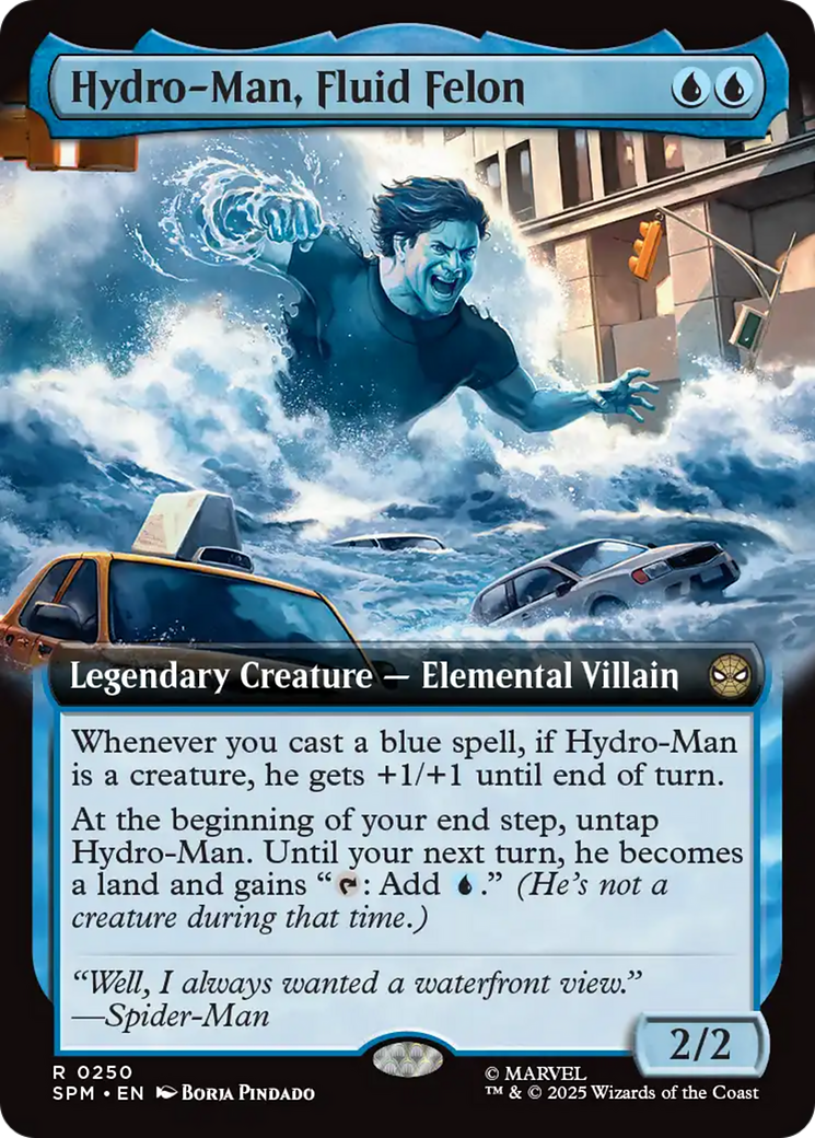 Hydro-Man, Fluid Felon (Extended Art) [Marvel's Spider-Man] Foil