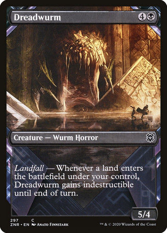 Dreadwurm (Showcase) [Zendikar Rising] Foil