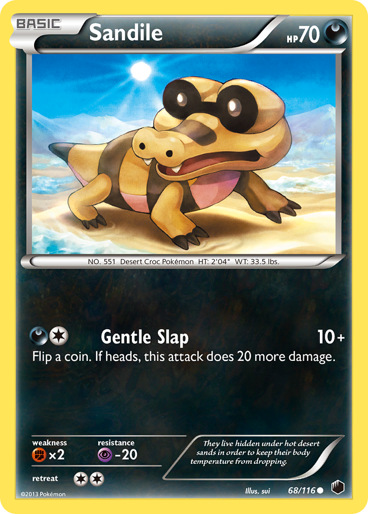 Sandile (68/116) [Black & White: Plasma Freeze] Reverse Holofoil