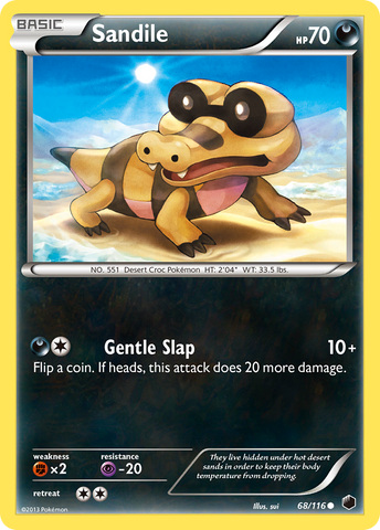 Sandile (68/116) [Black & White: Plasma Freeze] Reverse Holofoil