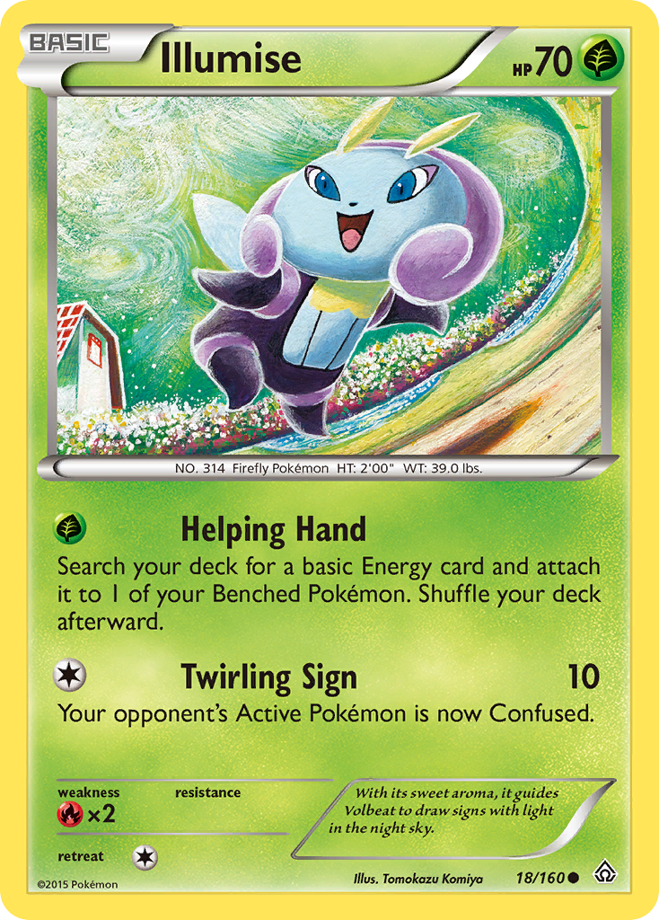 Illumise (18/160) [XY: Primal Clash] Reverse Holofoil