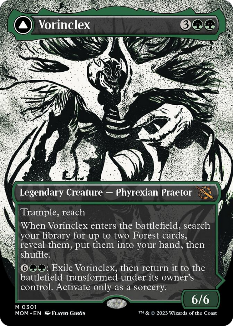 Vorinclex // The Grand Evolution (Showcase Planar Booster Fun) [March of the Machine] Foil