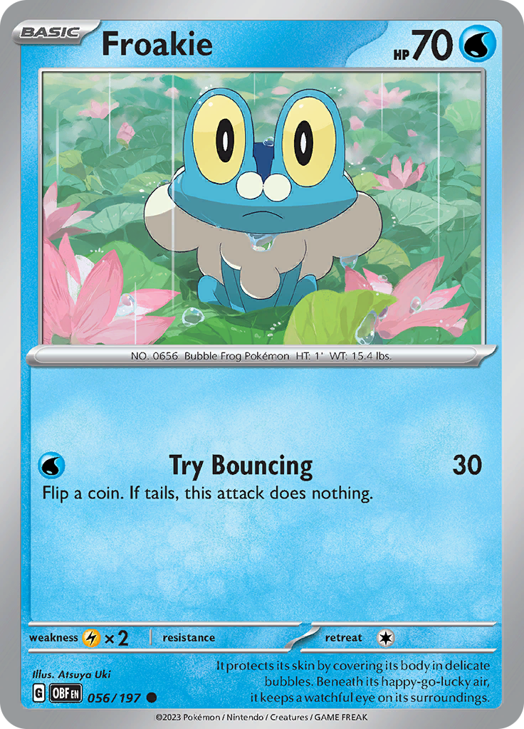 Froakie (056/197) [Scarlet & Violet: Obsidian Flames] Reverse Holofoil