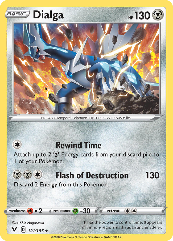 Dialga (121/185) [Sword & Shield: Vivid Voltage] Reverse Holofoil
