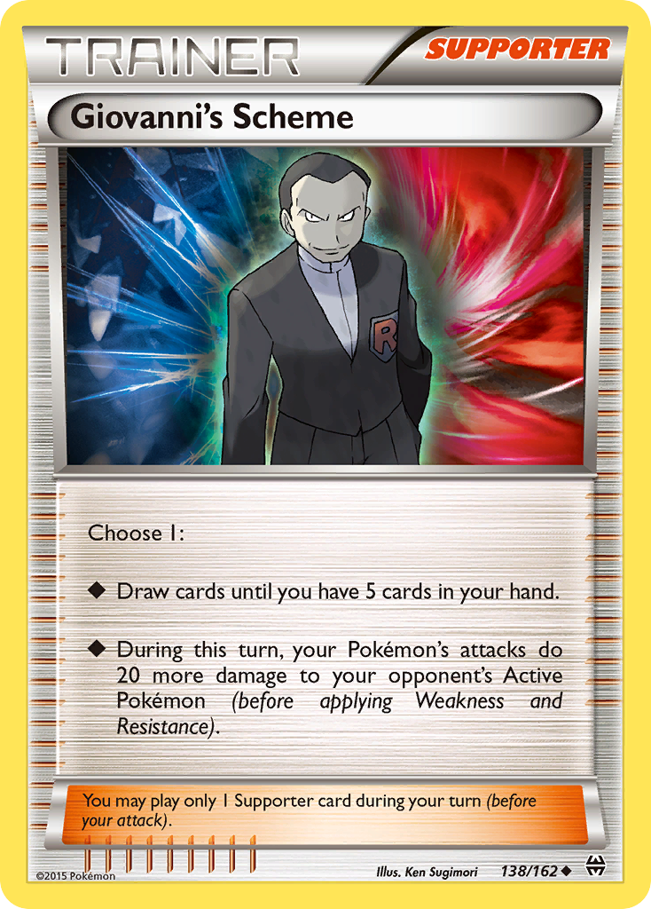 Giovanni's Scheme (138/162) [XY: BREAKthrough] Reverse Holofoil