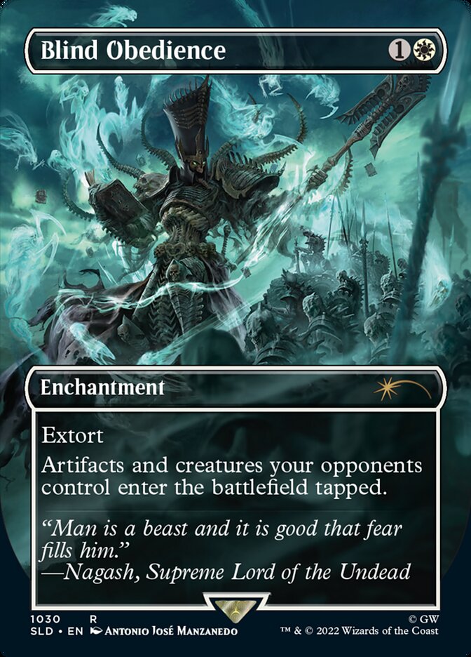 Blind Obedience (Borderless) [Secret Lair Drop Series] Foil