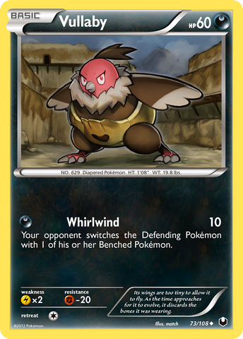 Vullaby (73/108) [Black & White: Dark Explorers] Reverse Holofoil