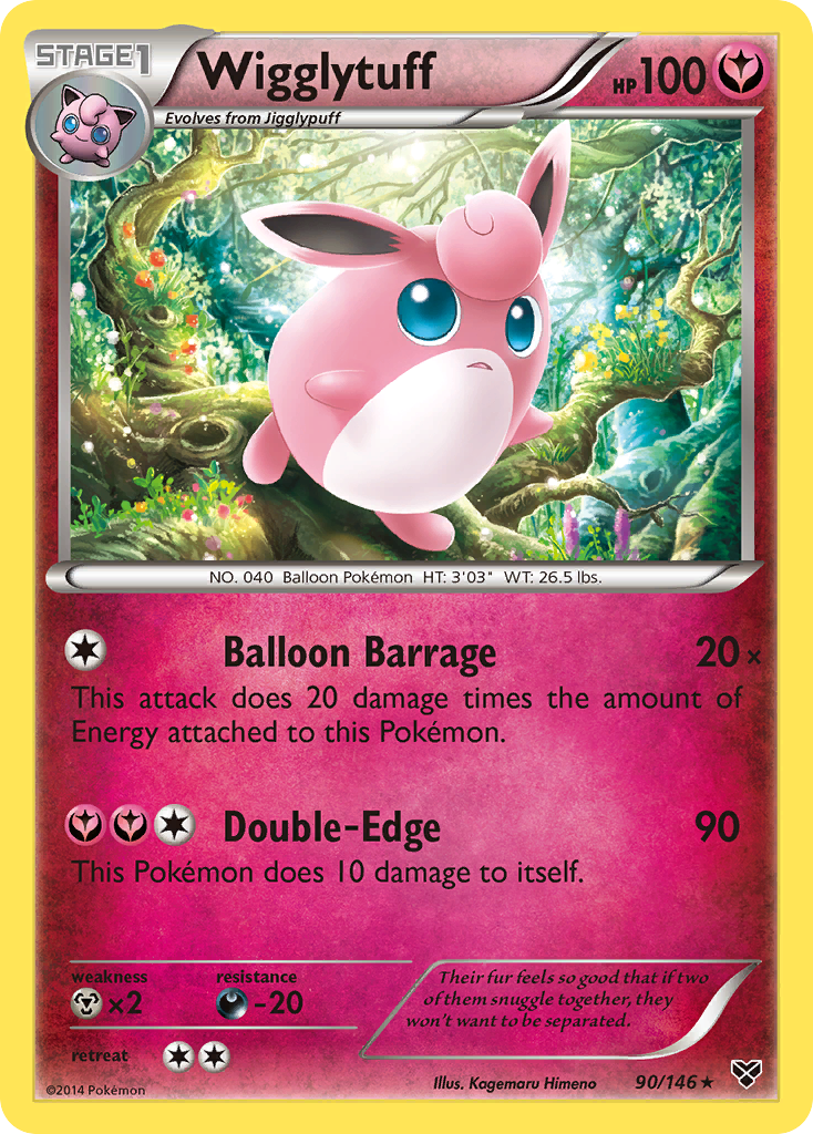 Wigglytuff (90/146) [XY: Base Set] Reverse Holofoil