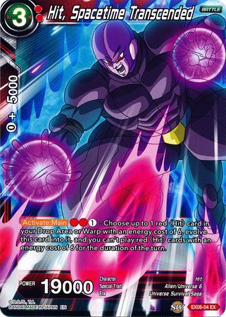 Hit, Spacetime Transcended (EX06-04) [Special Anniversary Set] Parallel Foil