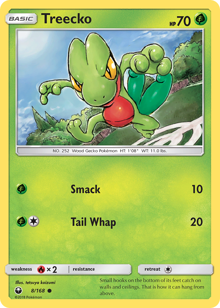 Treecko (8/168) [Sun & Moon: Celestial Storm] Reverse Holofoil