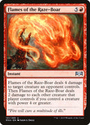 Flames of the Raze-Boar [Ravnica Allegiance] Foil