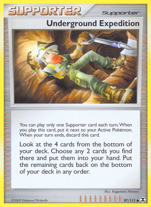 Underground Expedition (97/111) [Platinum: Rising Rivals] Reverse Holofoil
