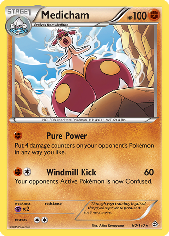 Medicham (80/160) [XY: Primal Clash] Reverse Holofoil