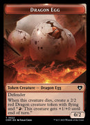 Treasure // Dragon Egg Double-Sided Token [Commander Masters Tokens] Foil