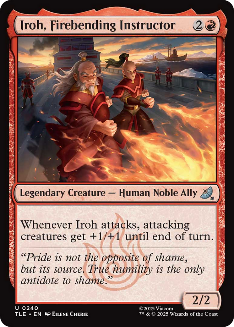 Iroh, Firebending Instructor [Avatar: The Last Airbender: Eternal-Legal] Foil