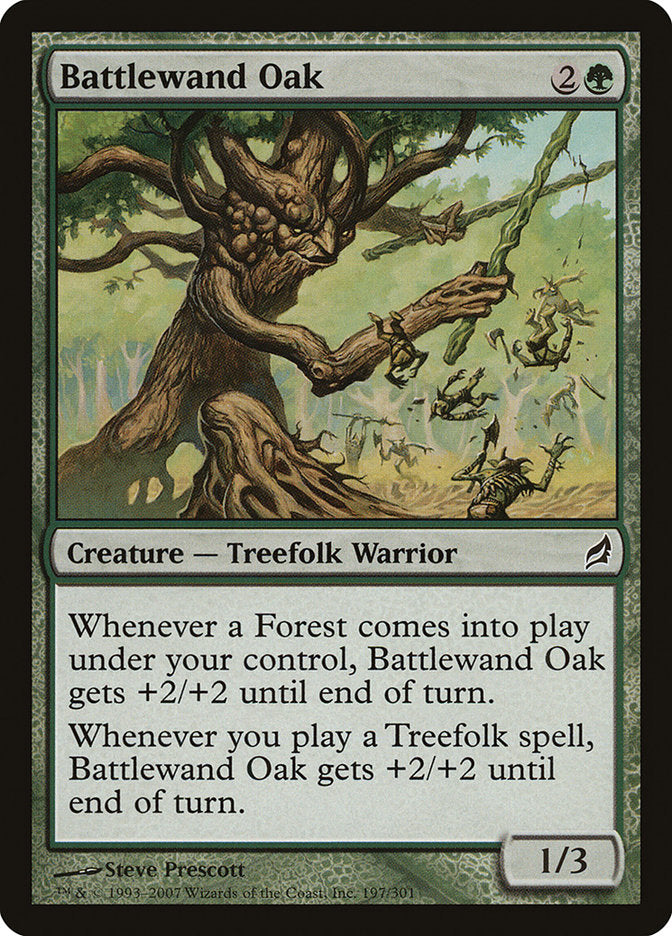 Battlewand Oak [Lorwyn] Foil