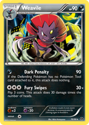 Weavile (70/99) [Black & White: Next Destinies] Reverse Holofoil