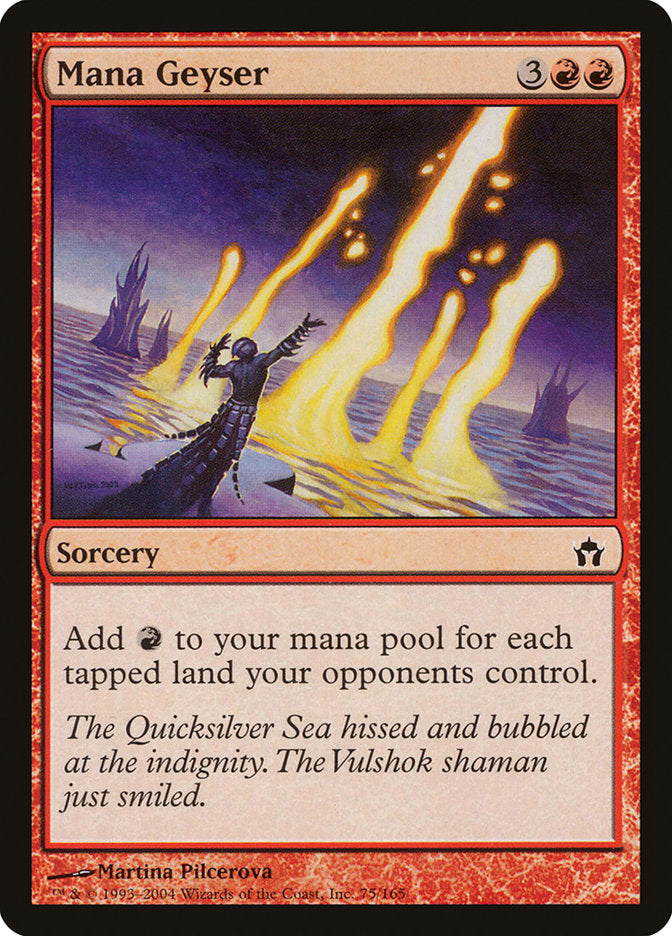 Mana Geyser [Fifth Dawn] Foil