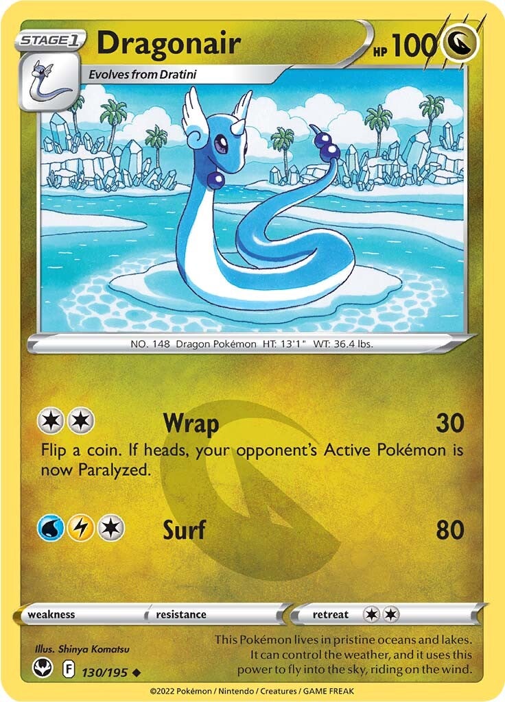Dragonair (130/195) [Sword & Shield: Silver Tempest] Reverse Holofoil