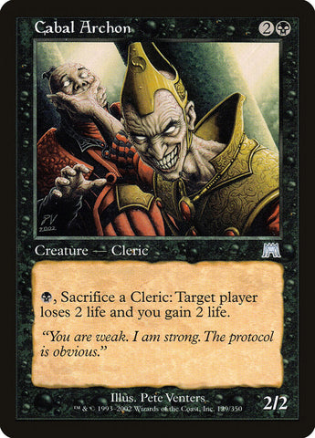 Cabal Archon [Onslaught] Foil