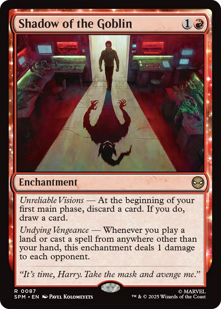 Shadow of the Goblin [Marvel's Spider-Man] Foil