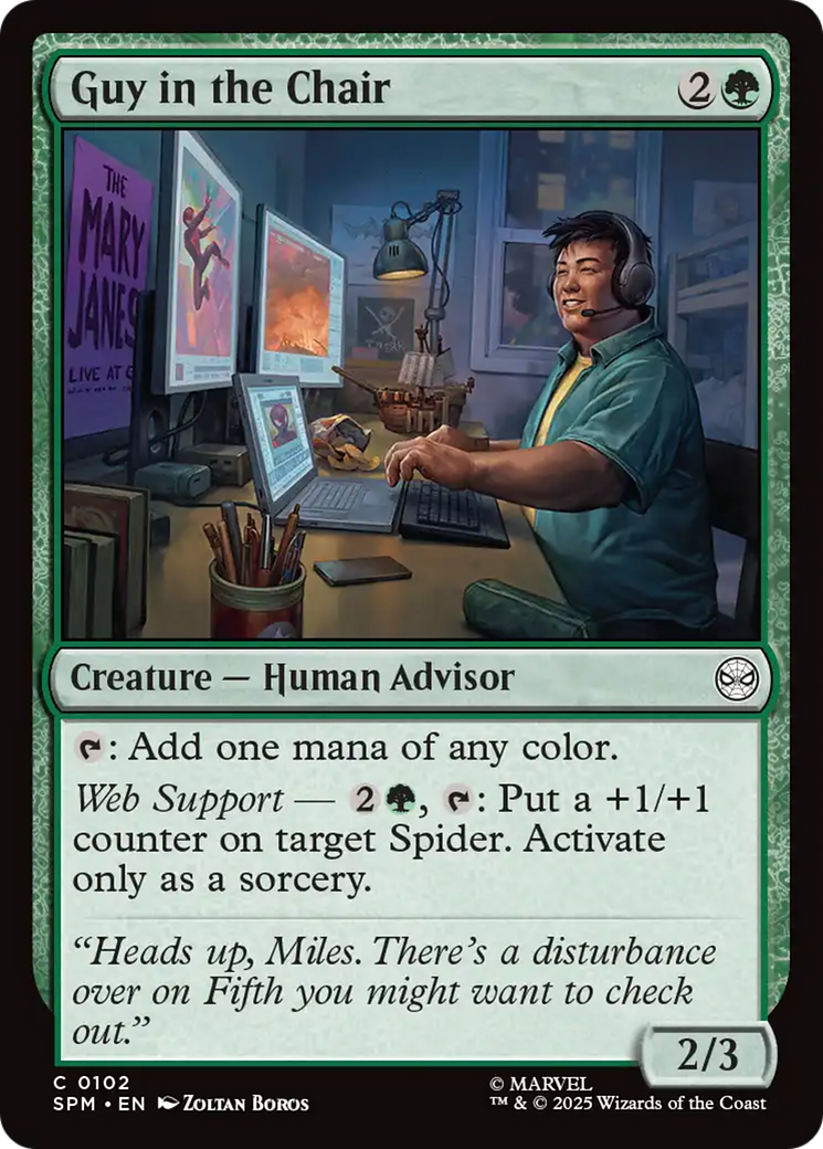Guy in the Chair [Marvel's Spider-Man] Foil