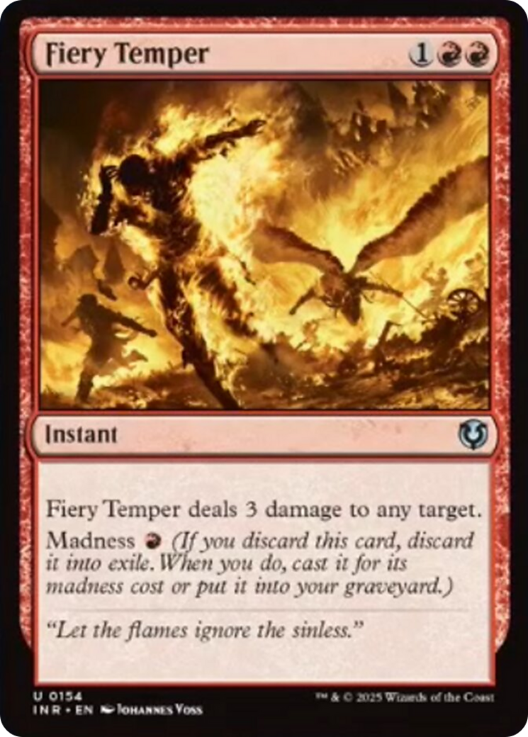 Fiery Temper [Innistrad Remastered] Foil