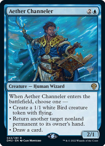 Aether Channeler (Promo Pack) [Dominaria United Promos] Foil
