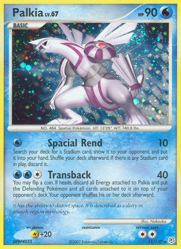 Palkia (11/130) [Diamond & Pearl: Base Set] Reverse Holofoil
