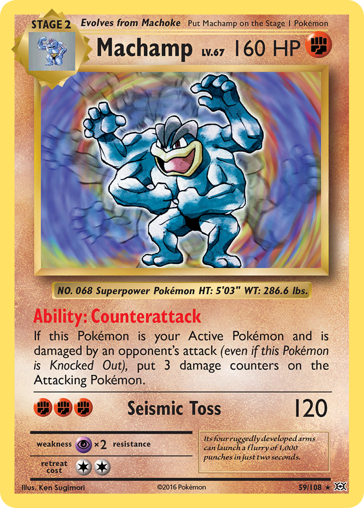 Machamp (59/108) [XY: Evolutions] Reverse Holofoil