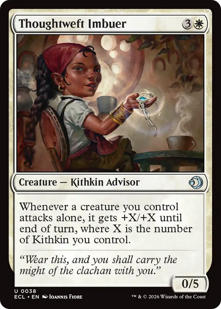 Thoughtweft Imbuer [Lorwyn Eclipsed] Foil