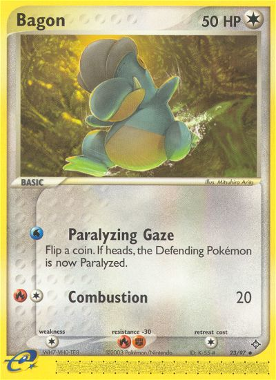 Bagon (23/97) [EX: Dragon] Reverse Holofoil