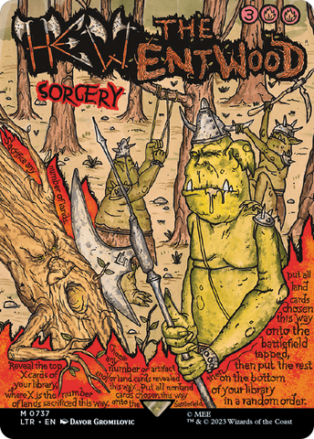 Hew the Entwood (Borderless Poster) [The Lord of the Rings: Tales of Middle-Earth] Foil
