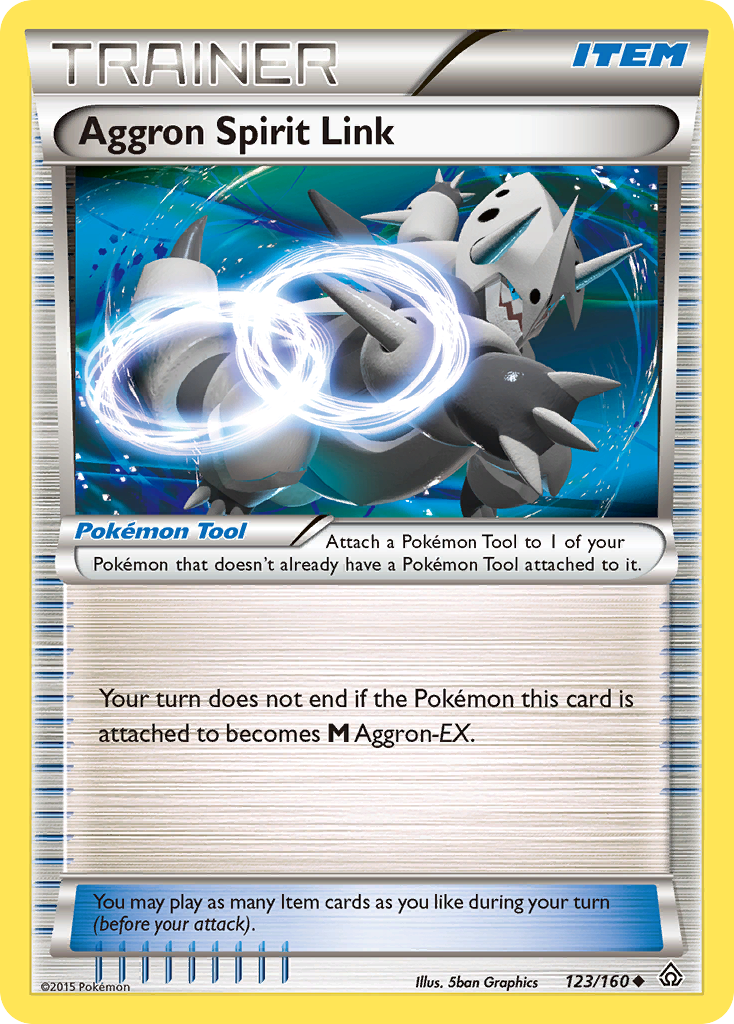 Aggron Spirit Link (123/160) [XY: Primal Clash] Reverse Holofoil