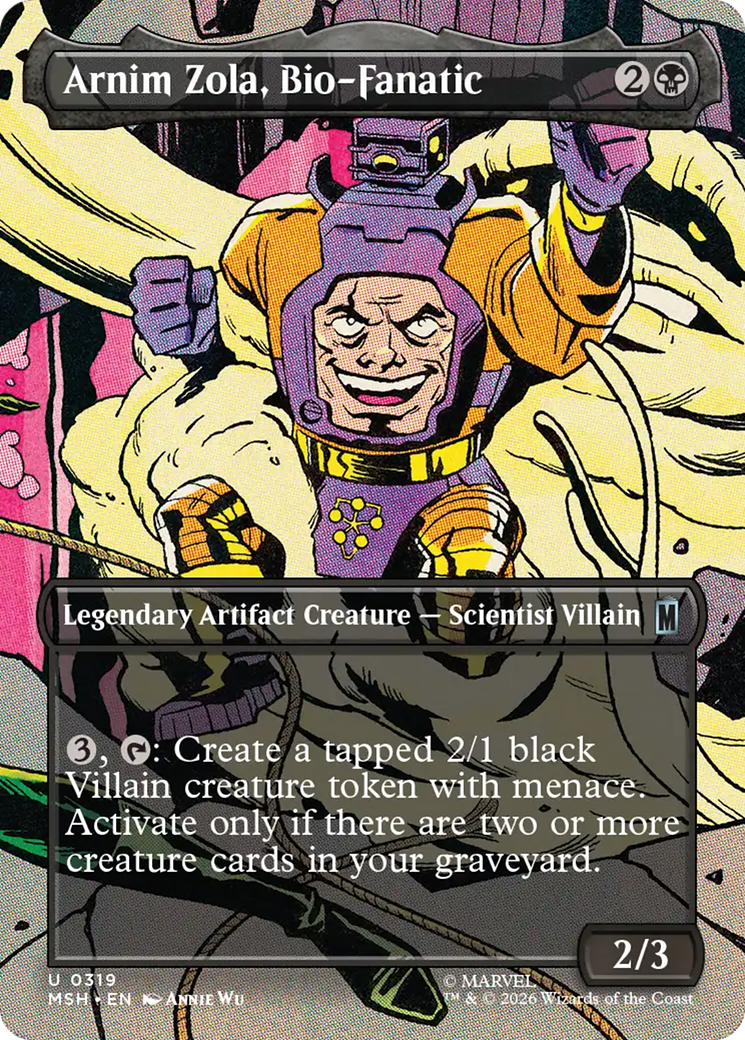 Arnim Zola, Bio-Fanatic (Borderless) [Marvel Super Heroes] Foil