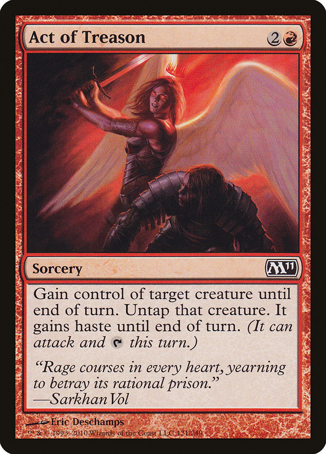 Act of Treason [Magic 2011] Foil