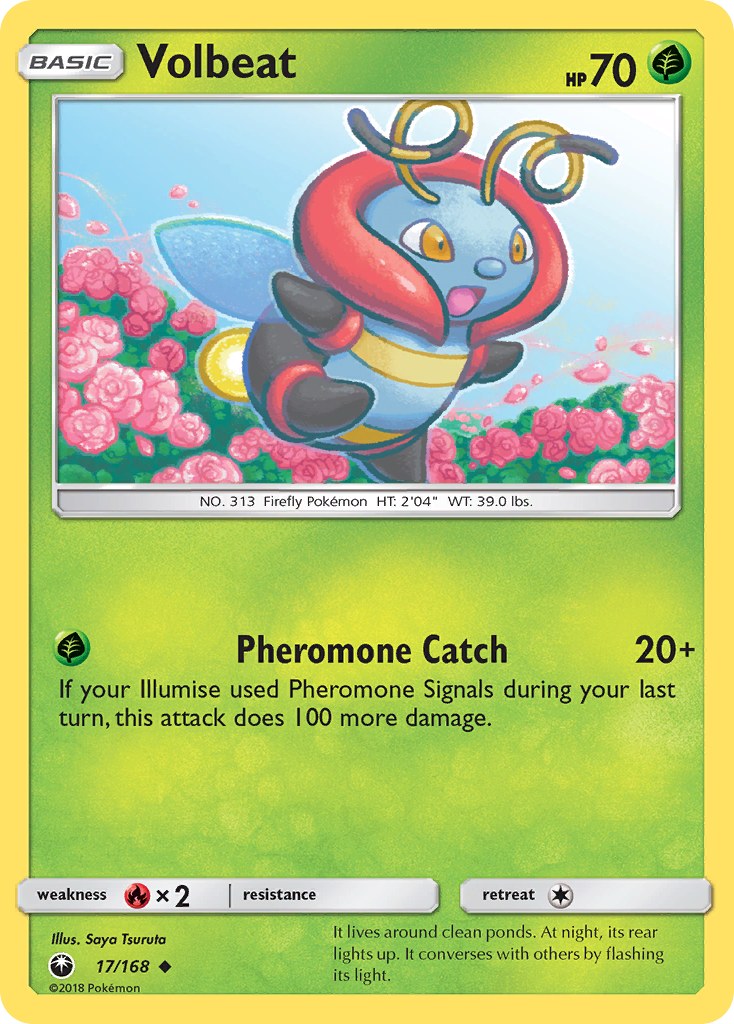Volbeat (17/168) [Sun & Moon: Celestial Storm] Reverse Holofoil