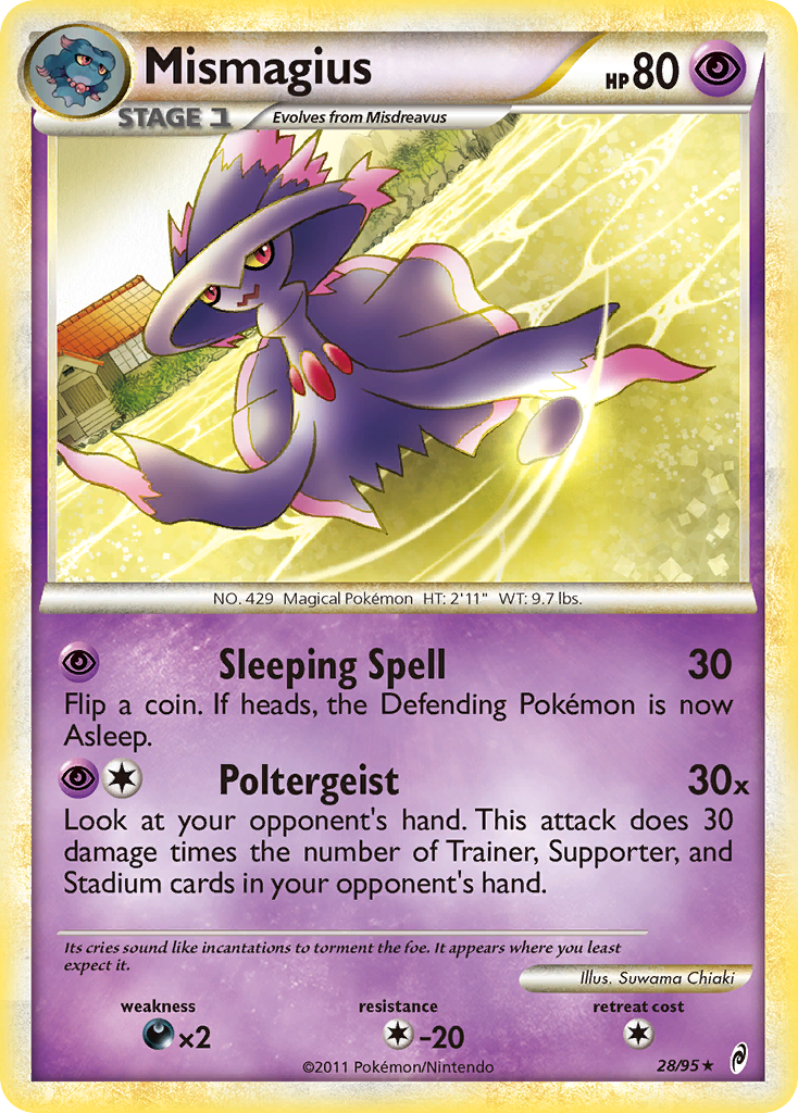 Mismagius (28/95) [HeartGold & SoulSilver: Call of Legends] Reverse Holofoil